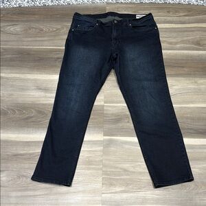 Buffalo David Bitton Jack stretch straight blue denim jeans size 38